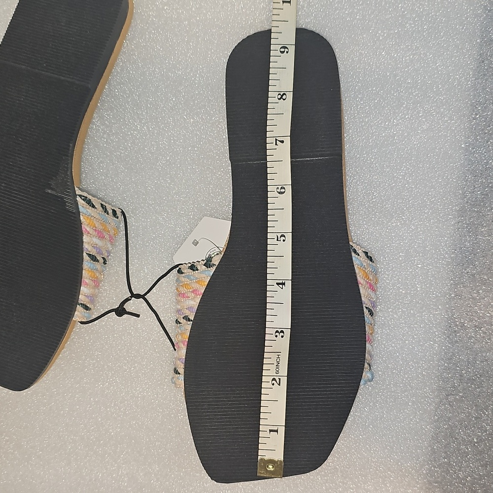 Time and Tru Women's Size 6 Woven Slide New - Picture 12 of 14